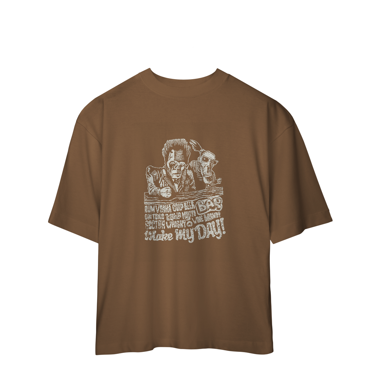 Camiseta Oversized Make My Day