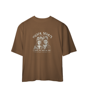 Camiseta Oversized Macabre Sisters