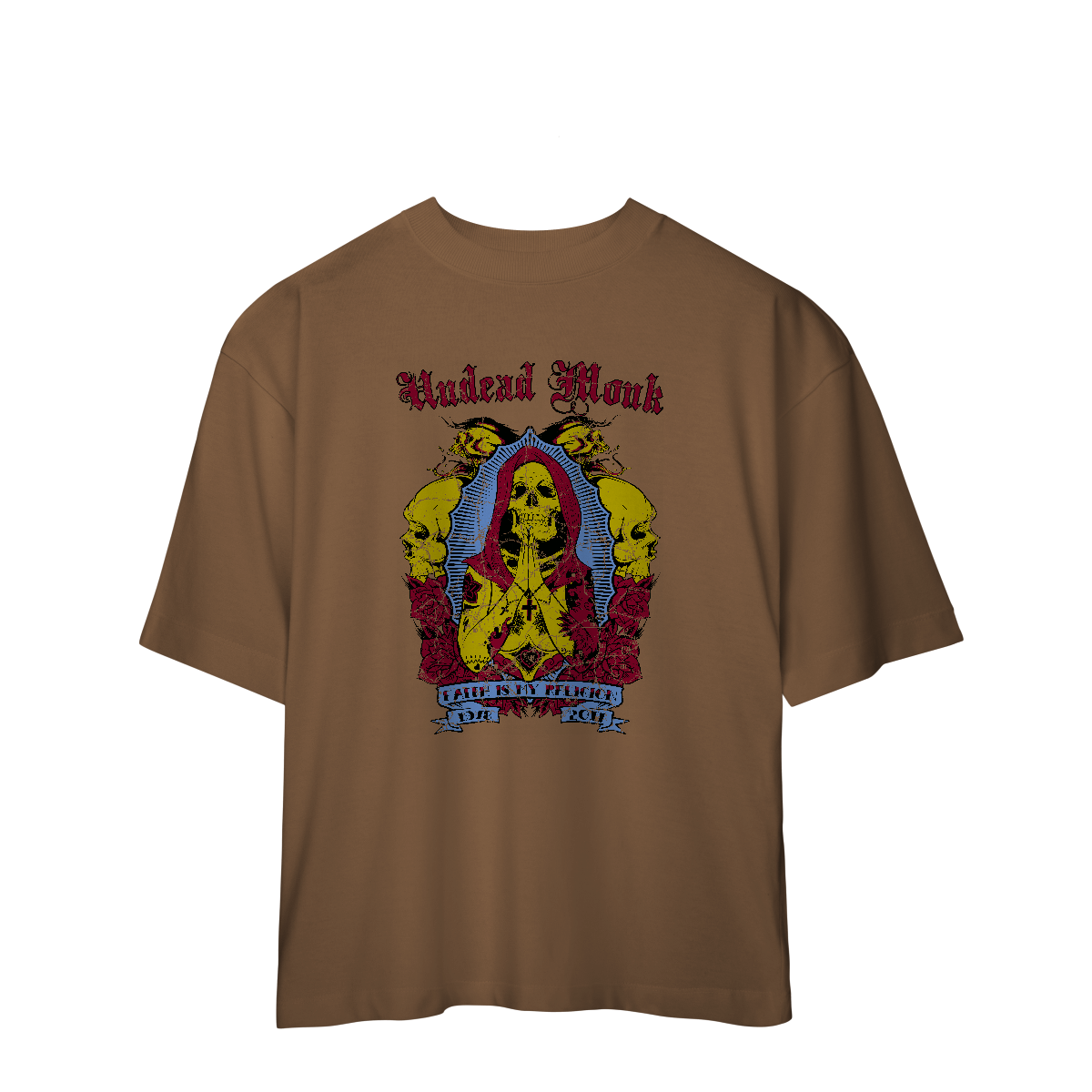 Camiseta Oversized Undead Monk
