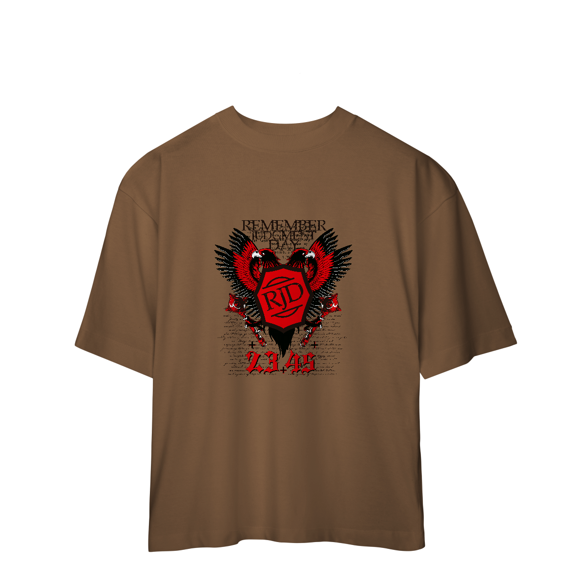 Camiseta Oversized Remember judgment Day