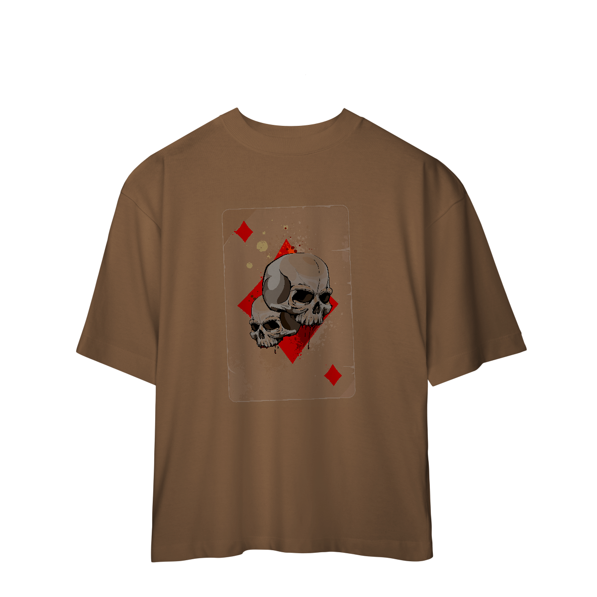 Camiseta Oversized Game Skulls