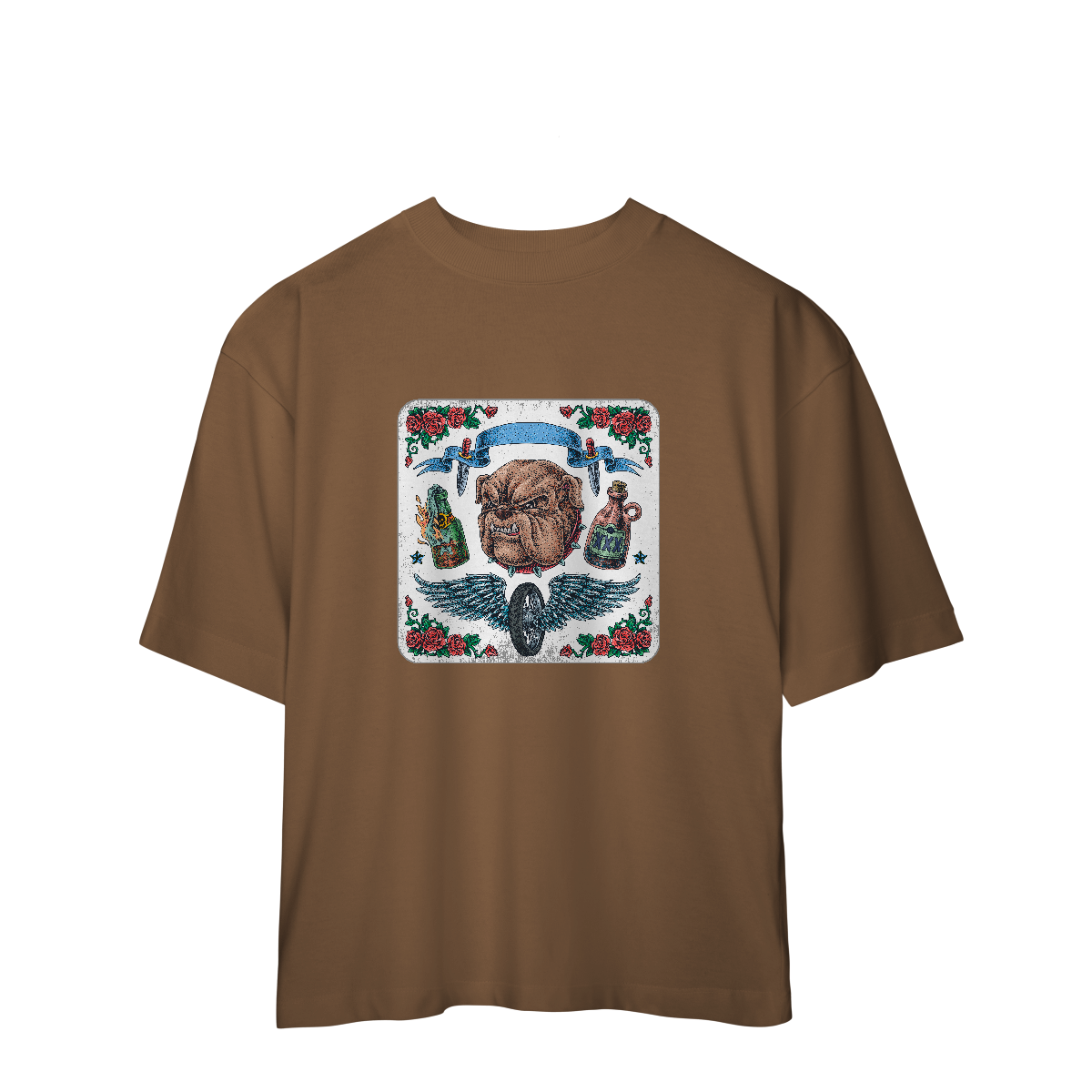 Camiseta Oversized Pitbull Monster