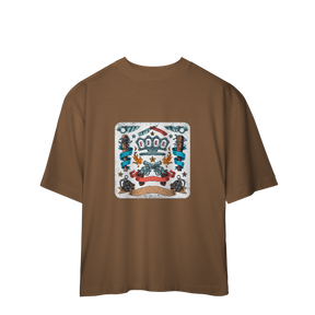 Camiseta Oversized Bomber Fire