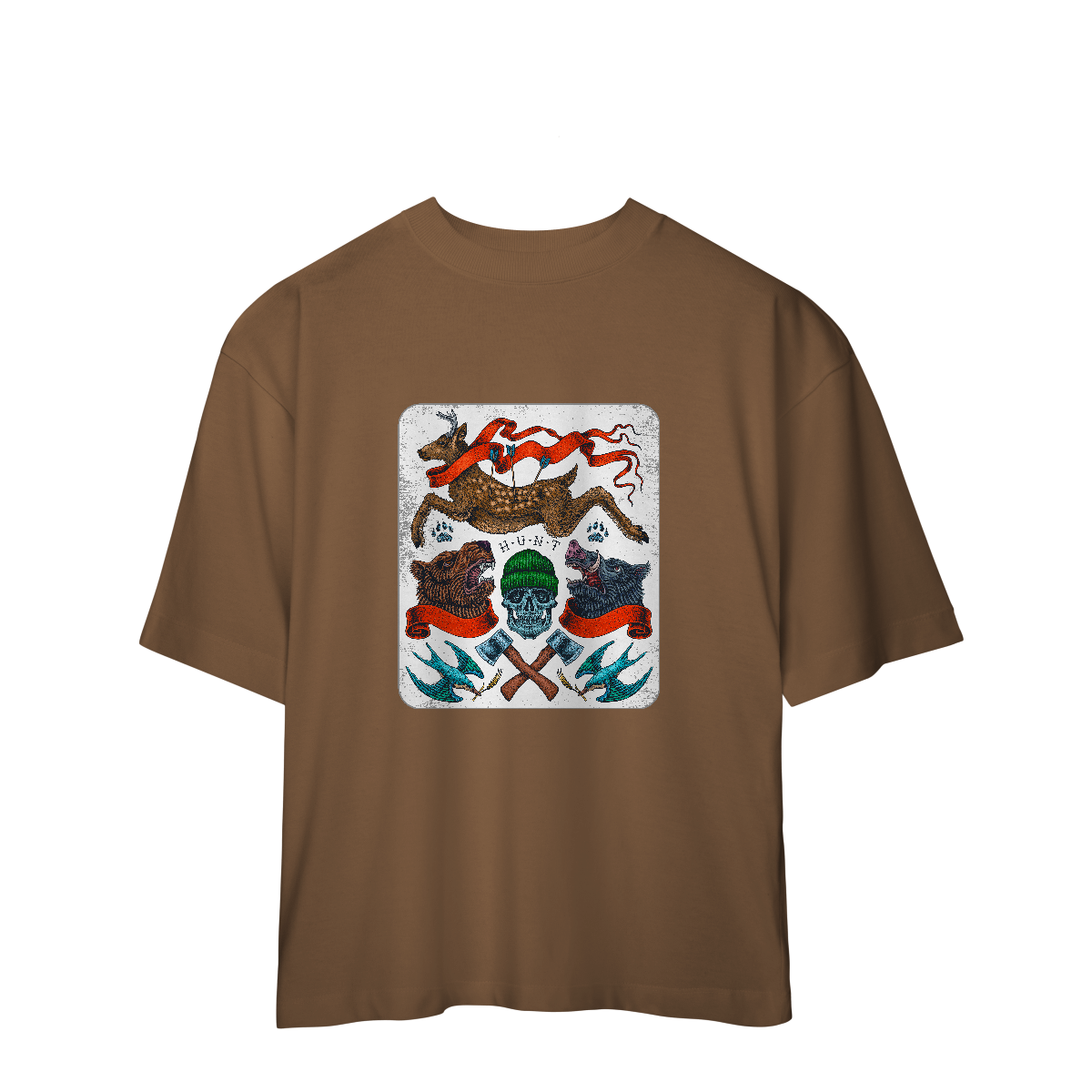 Camiseta Oversized Happy night