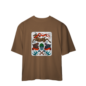 Camiseta Oversized Happy night