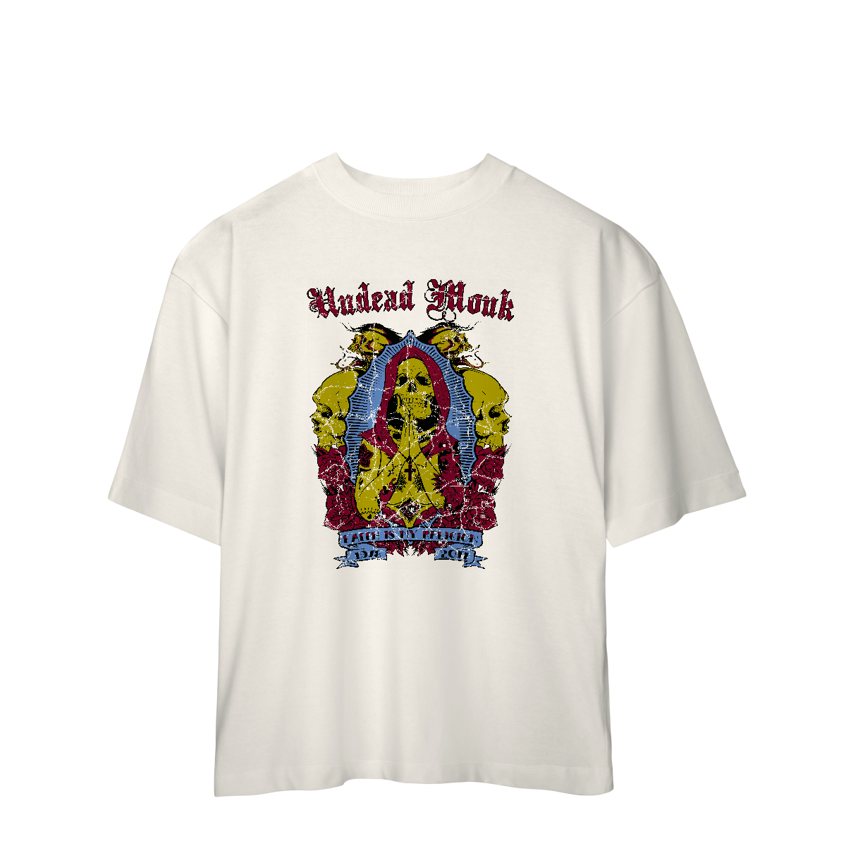 Camiseta Oversized Undead Monk
