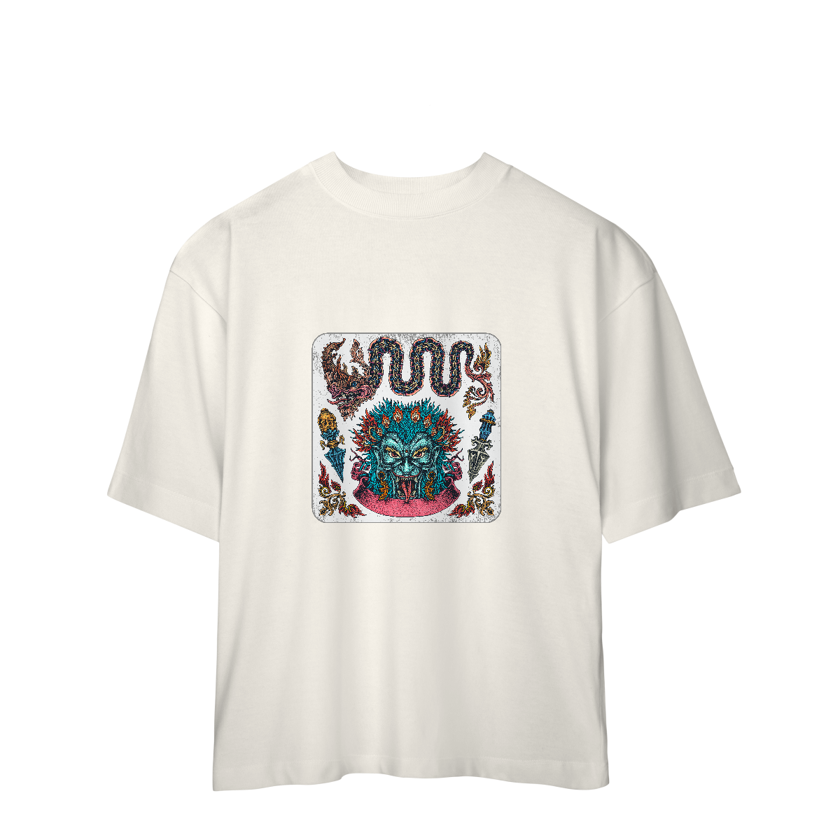Camiseta Oversized Chinese Dragon