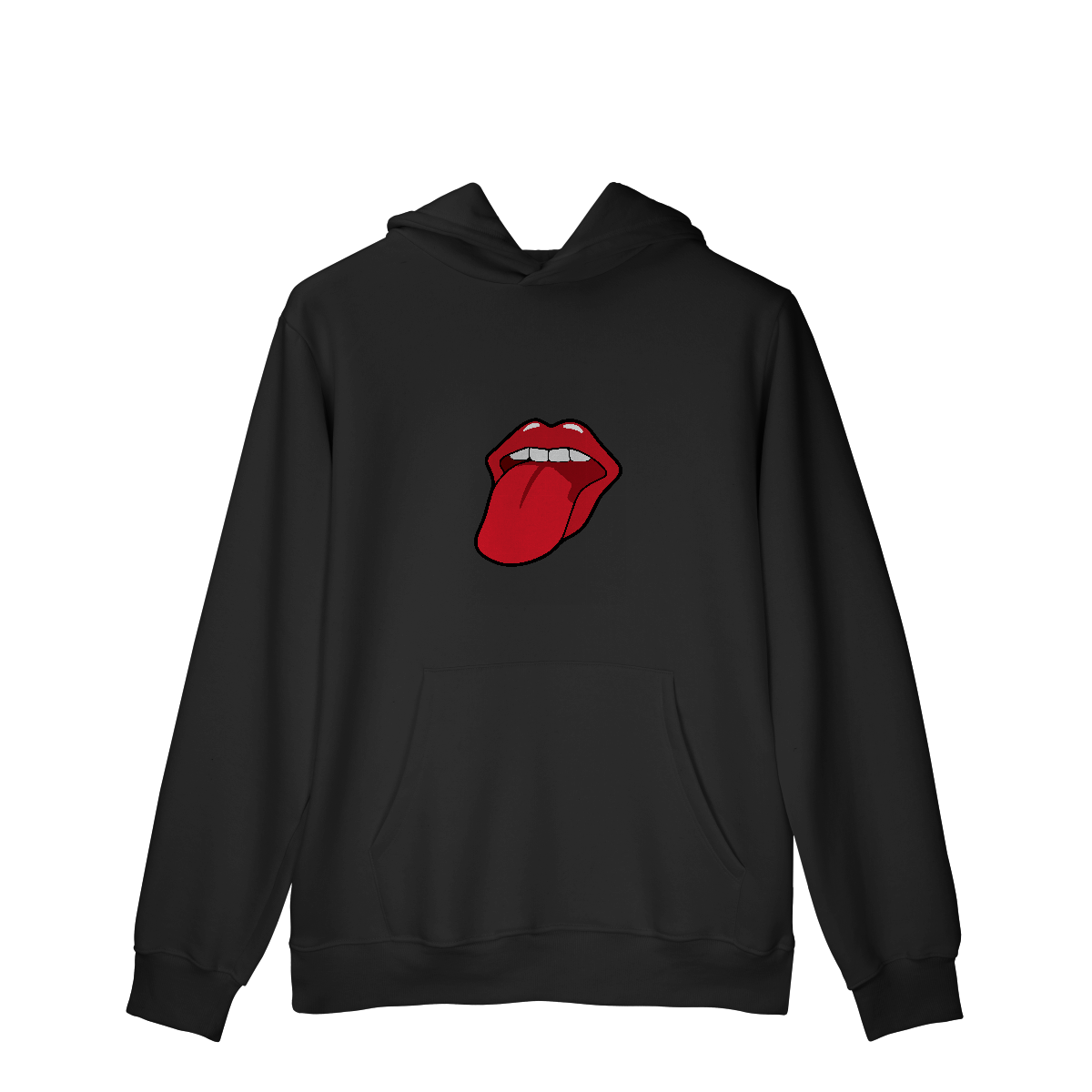 Casaco Moletom Quality Canguru Rolling Stones