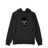 Casaco Moletom Quality Canguru Caveira Preta