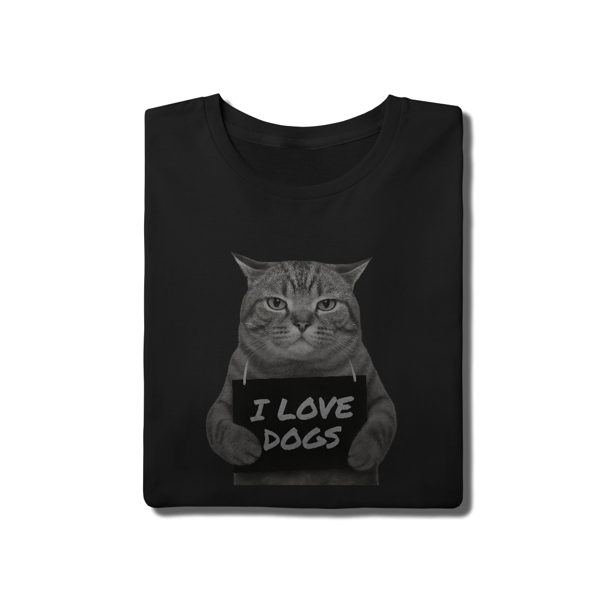 Camisa T-Shirt Quality I Love Dogs