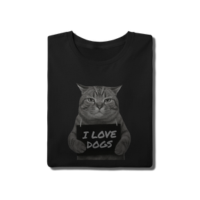 Camisa T-Shirt Quality I Love Dogs