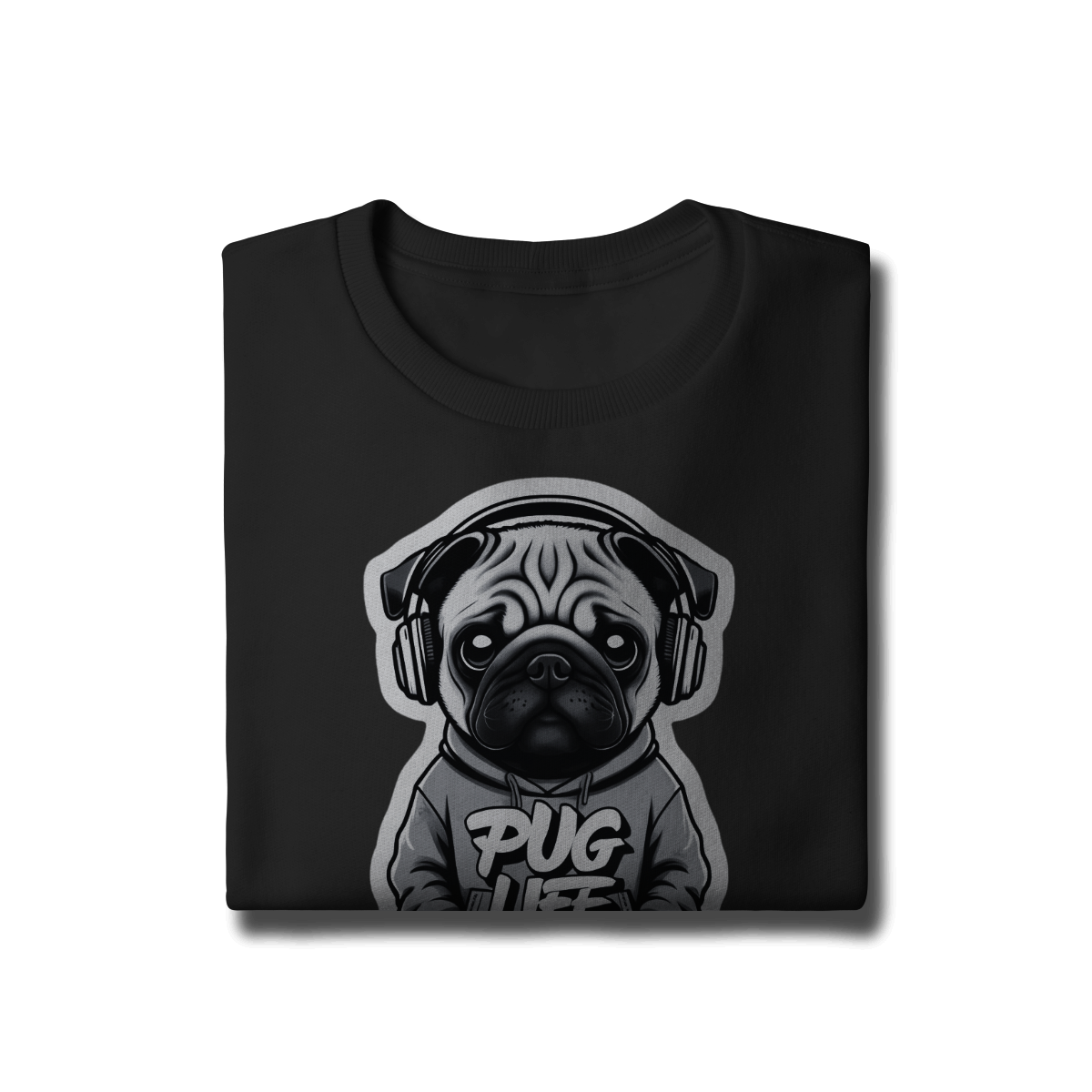 Moletom Quality Fechado Pug Life