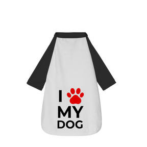 Camisa Pet Dog Eu Amo Meu Dog