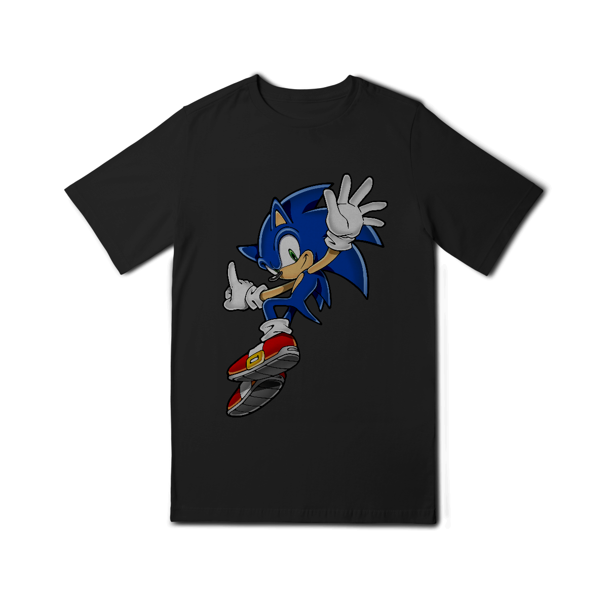 Camisa Quality Infantil (10 a 14) Sonic