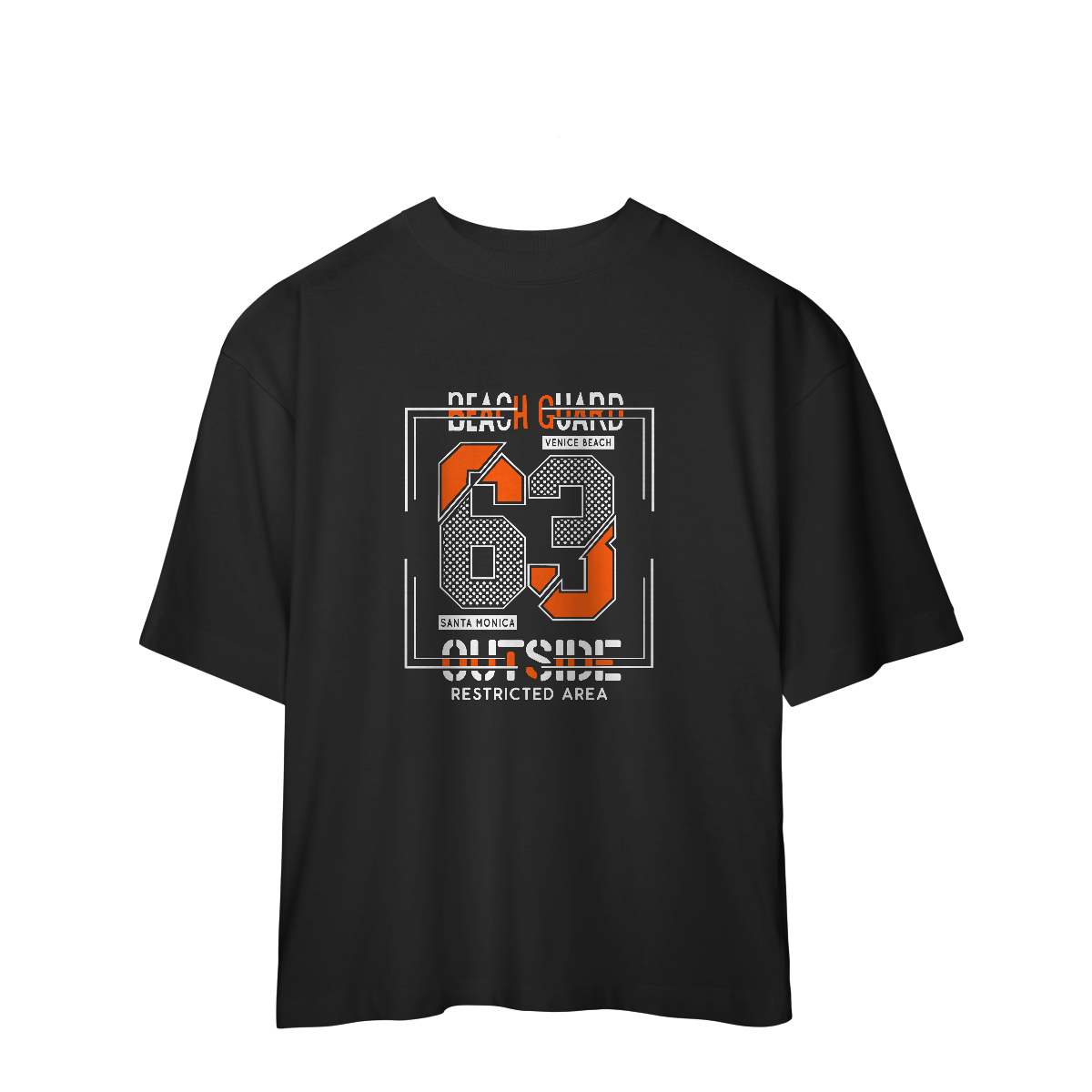 Camiseta Oversized Beach Guard