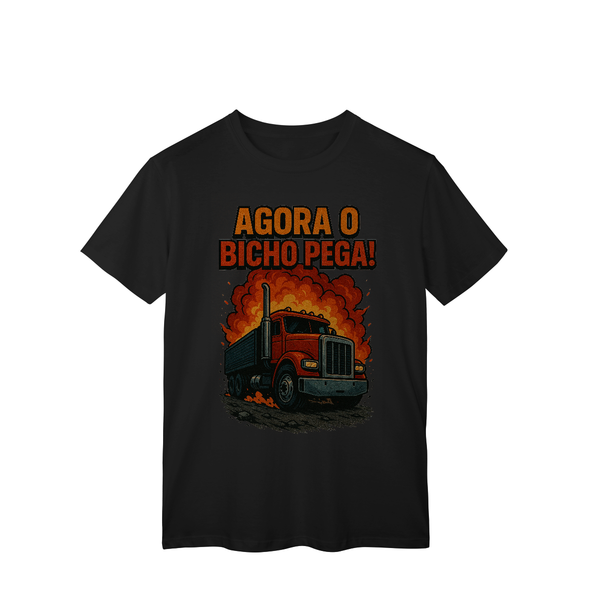 Camisa T-Shirt Classic Agora o Bicho Pega