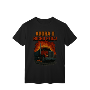 Camisa T-Shirt Classic Agora o Bicho Pega
