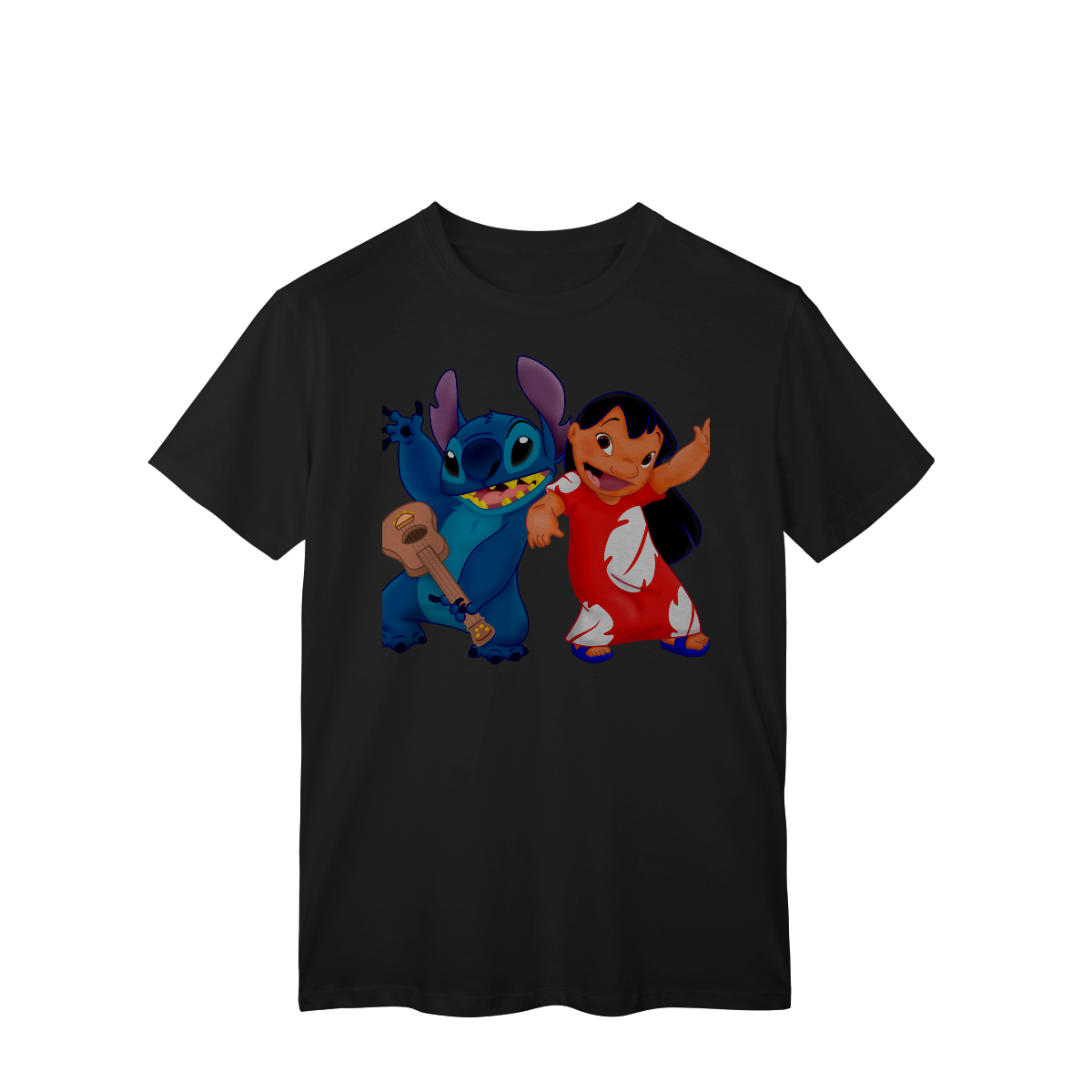 Camisa T-Shirt Classic Lilo e stitch Music