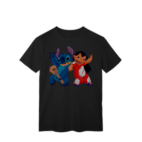 Camisa T-Shirt Classic Lilo e stitch Music
