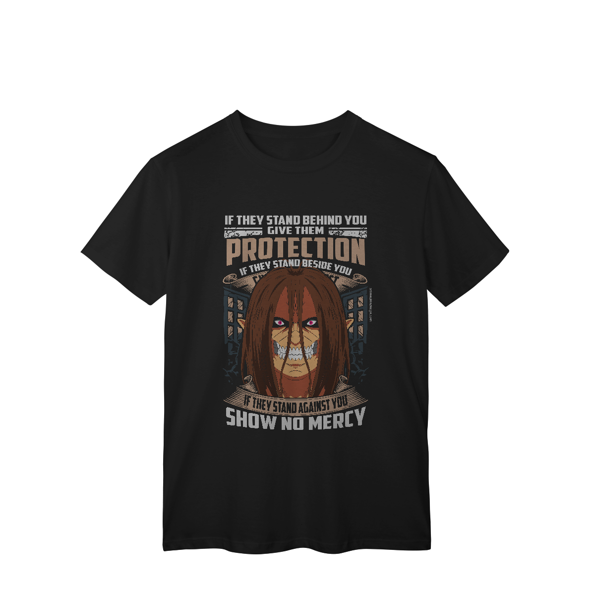 Camisa T-Shirt Classic Titã Eren – O Poder do Titã de Ataque