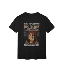 Camisa T-Shirt Classic Eren & Titan – Dualidade, Fúria e Liberdade