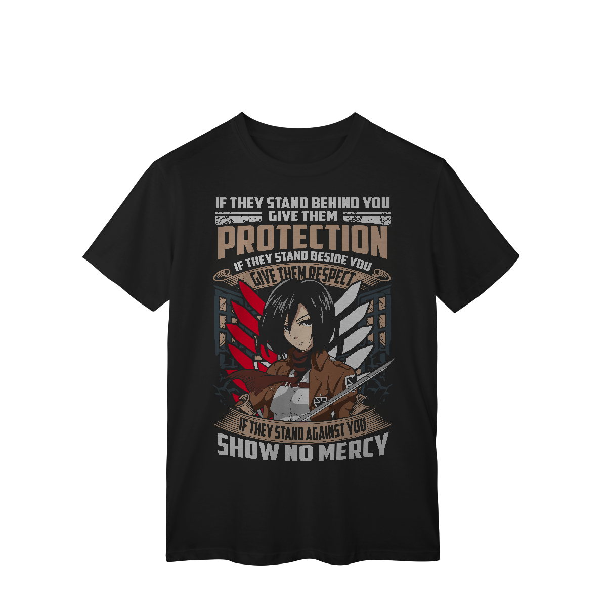 Camisa T-Shirt Classic Mikasa Ackerman Shingeki no Kyojin