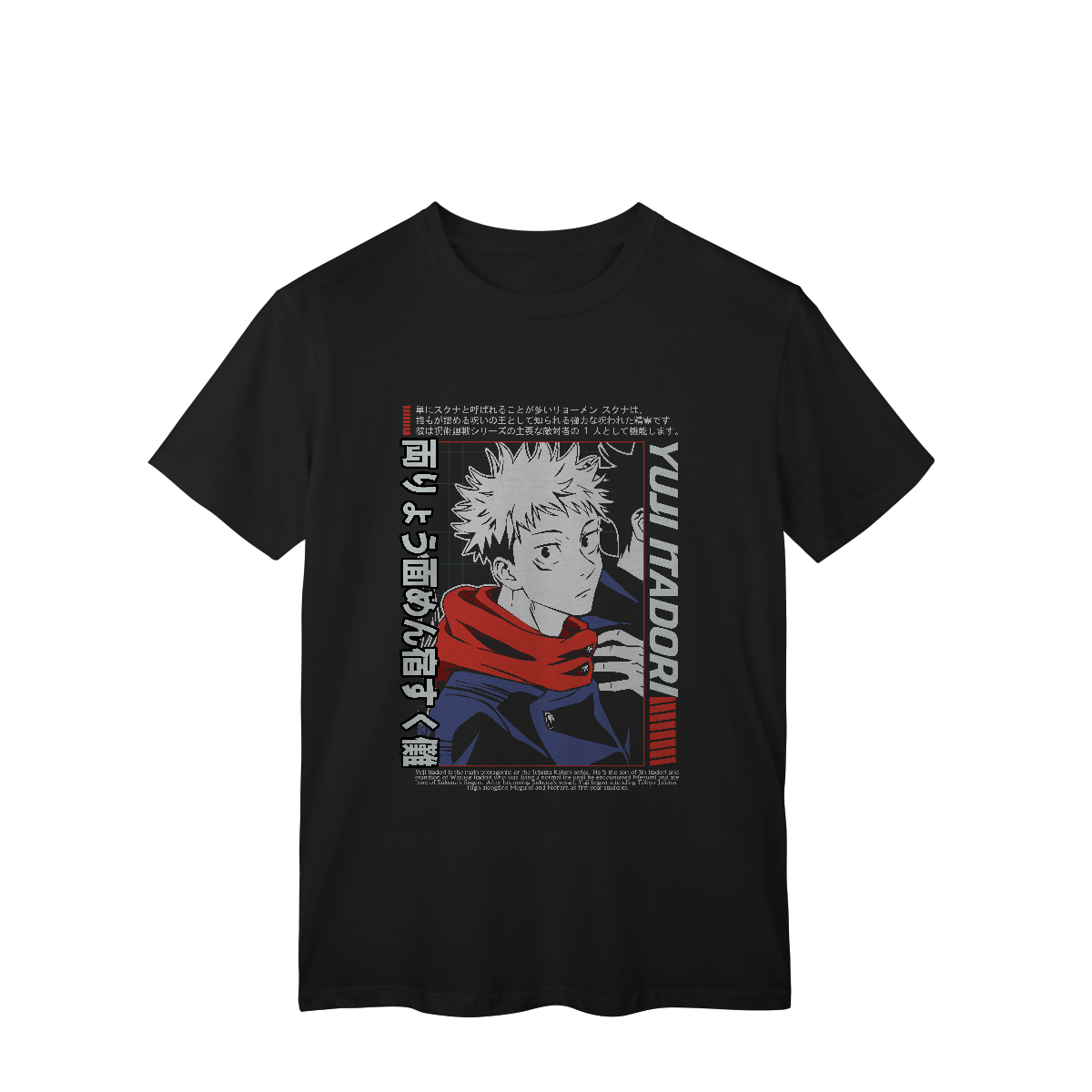 Camisa T-Shirt Classic Yuji Itadori Pronta para Lutar