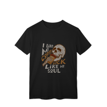 Camisa T-Shirt Classic I Like My Coffee Black Like My Soul