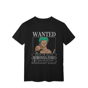 Camisa T-Shirt Classic Wanted Roronoa Zoro