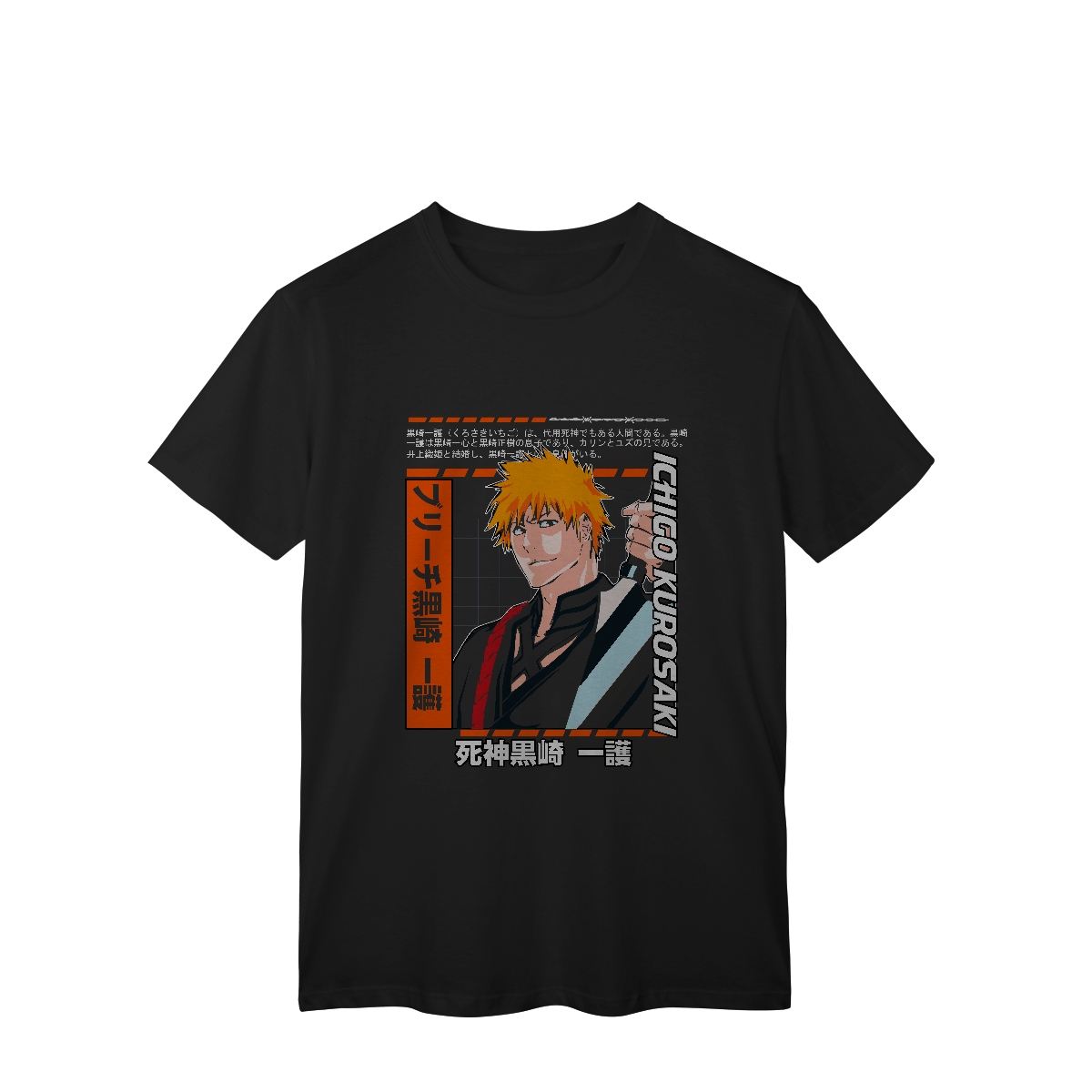 Camisa T-Shirt Classic Ichigo Kurosaki