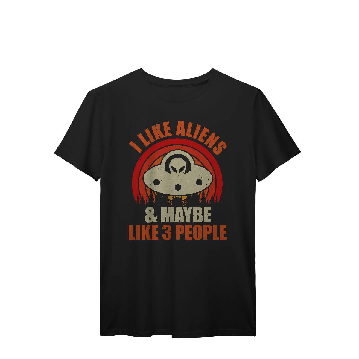 Camiseta T-Shirt Prime I Like Aliens & Maybe Like 3 People