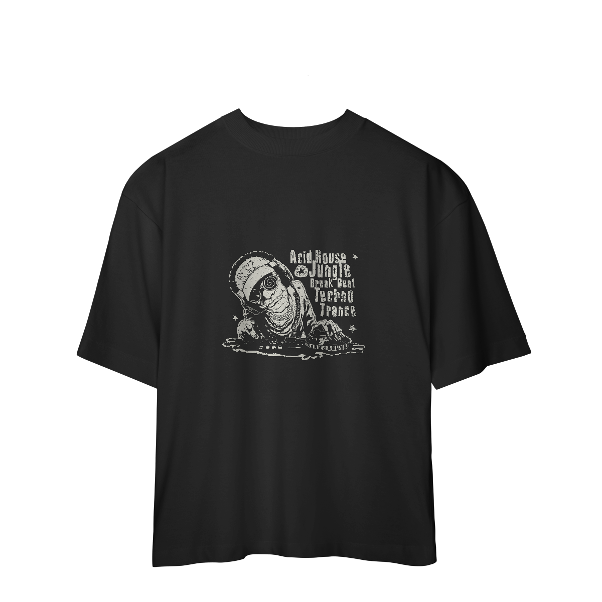 Camiseta Oversized Acid House Jungle