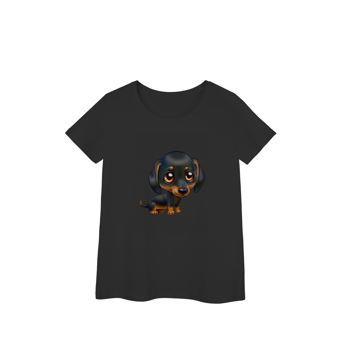 Baby Look Prime Cachorrinho Salsicha 100% Algodão