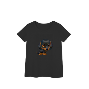 Baby Look Prime Cachorrinho Salsicha 100% Algodão