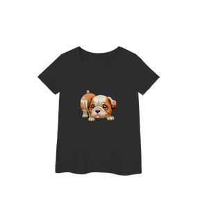 Camisa Baby Look Prime Bulldog Fofinho