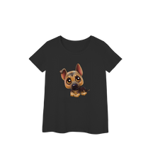 Baby Look Prime filhotinho de Pastor Alemão