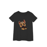 Baby Look Prime filhotinho de Pastor Alemão