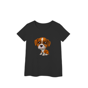 Camisa Baby Look Prime Cachorrinho triste