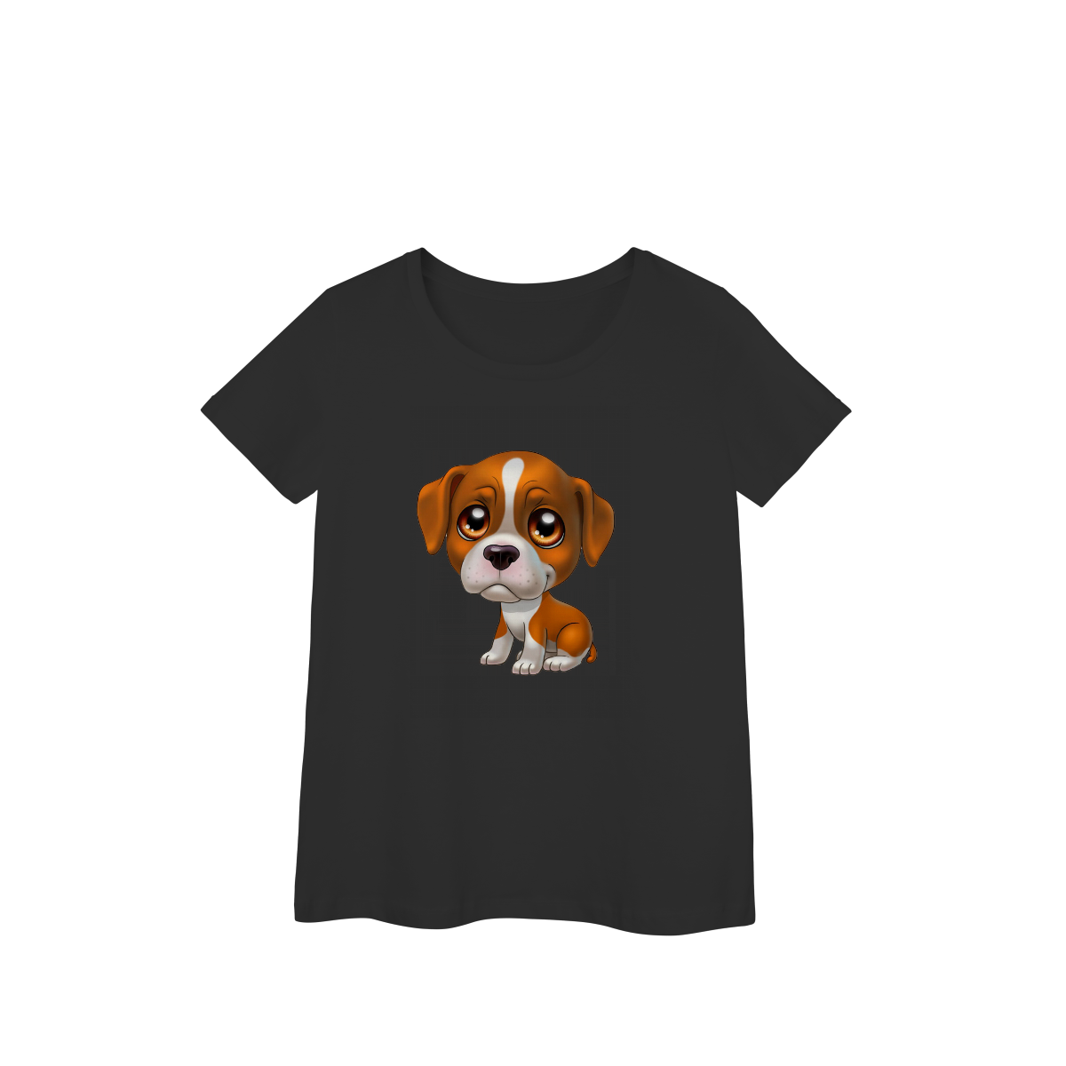 Camisa Baby Look Prime Cachorrinho triste