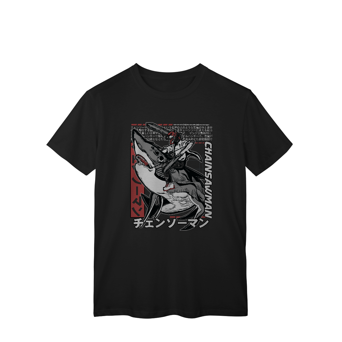 Camisa T-Shirt Classic Chainsaw Man Denji Homem-Motosserra