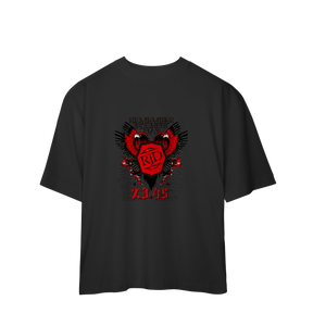 Camiseta Oversized Remember judgment Day