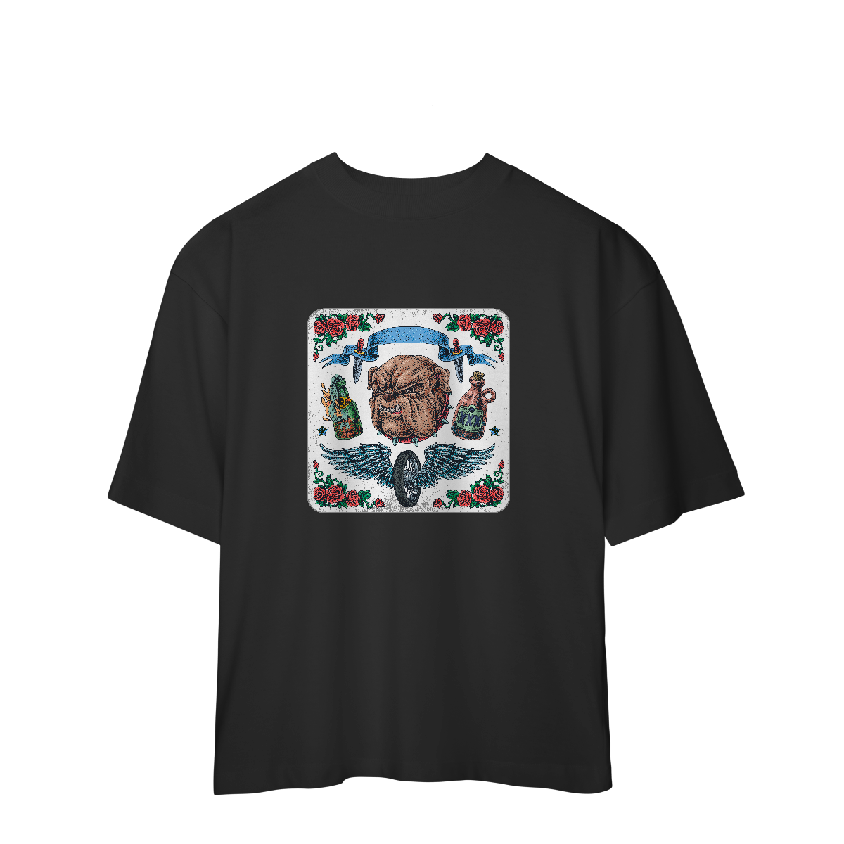 Camiseta Oversized Pitbull Monster