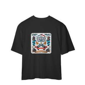 Camiseta Oversized Bomber Fire