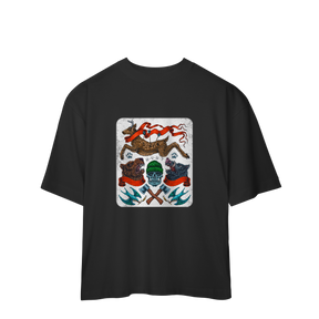 Camiseta Oversized Happy night