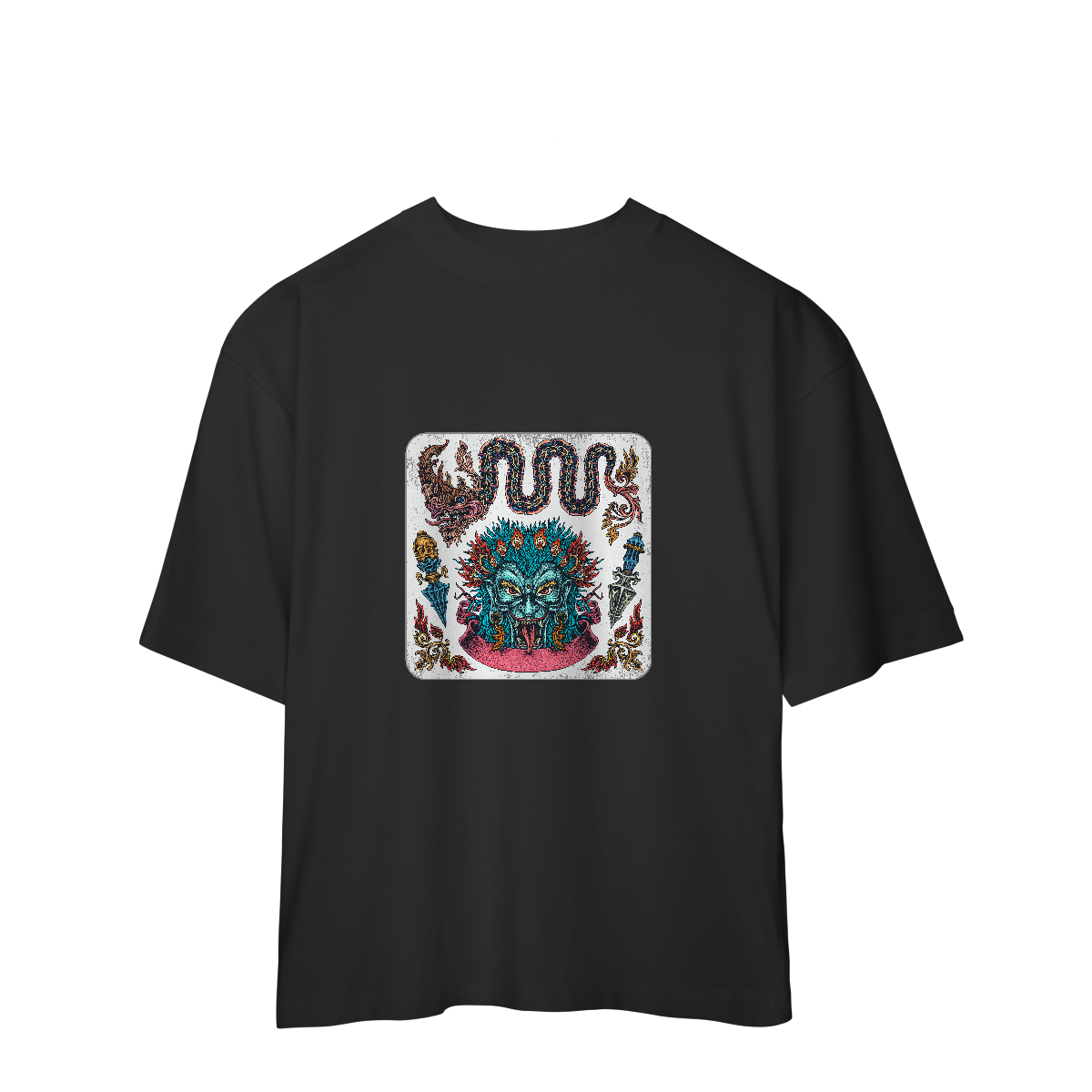 Camiseta Oversized Chinese Dragon