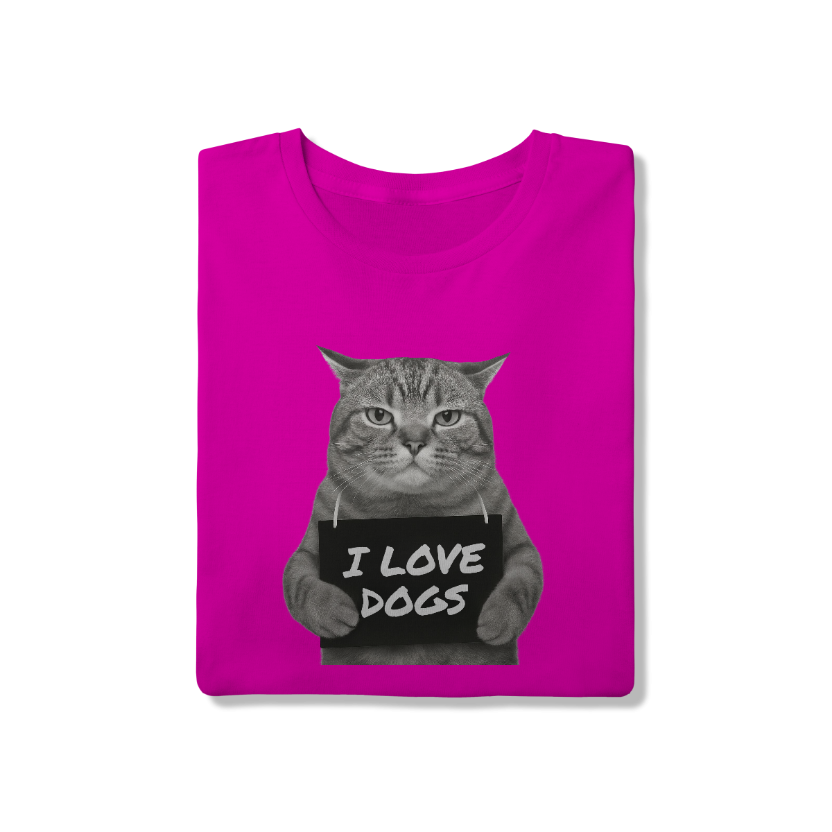 Camisa T-Shirt Quality I Love Dogs