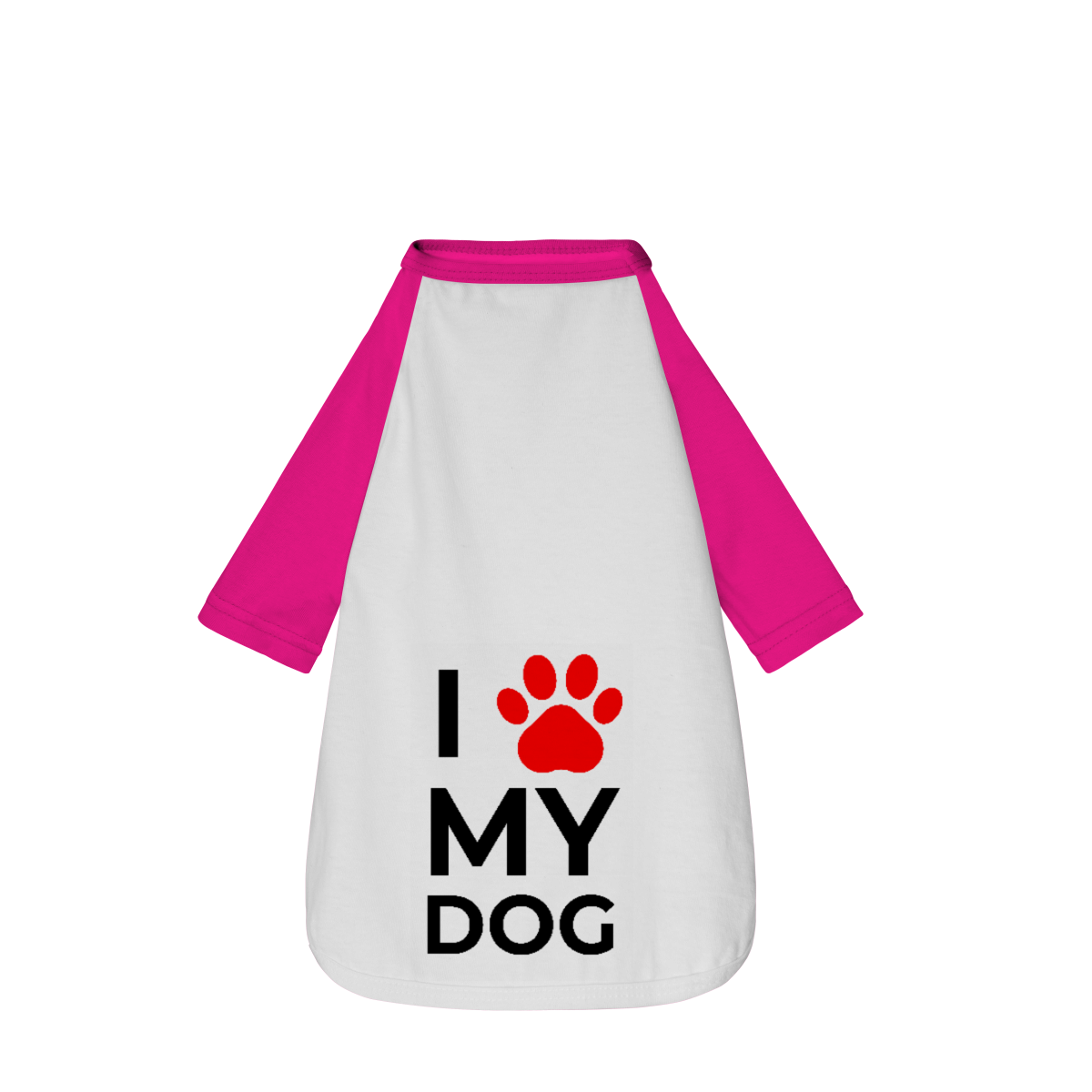 Camisa Pet Dog Eu Amo Meu Dog
