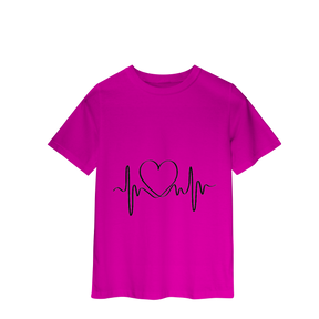 Camisa Classic Infantil Coração Sound