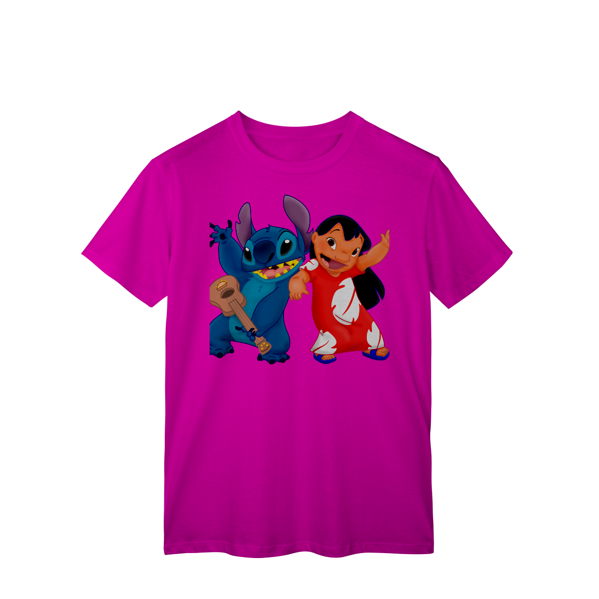 Camisa T-Shirt Classic Lilo e stitch Music