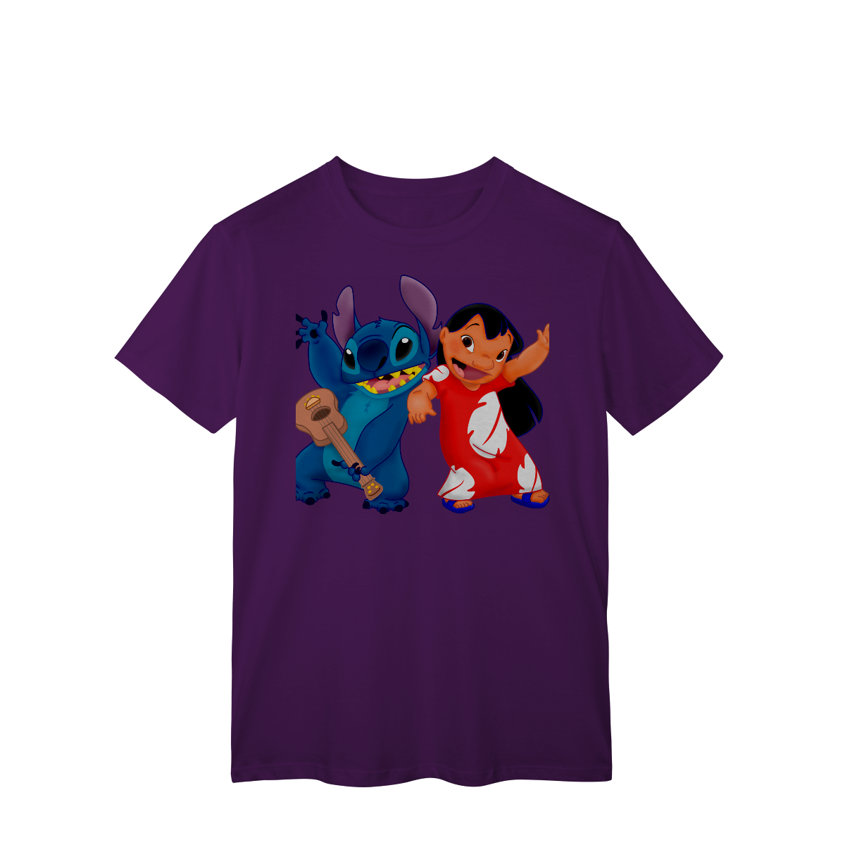 Camisa T-Shirt Classic Lilo e stitch Music